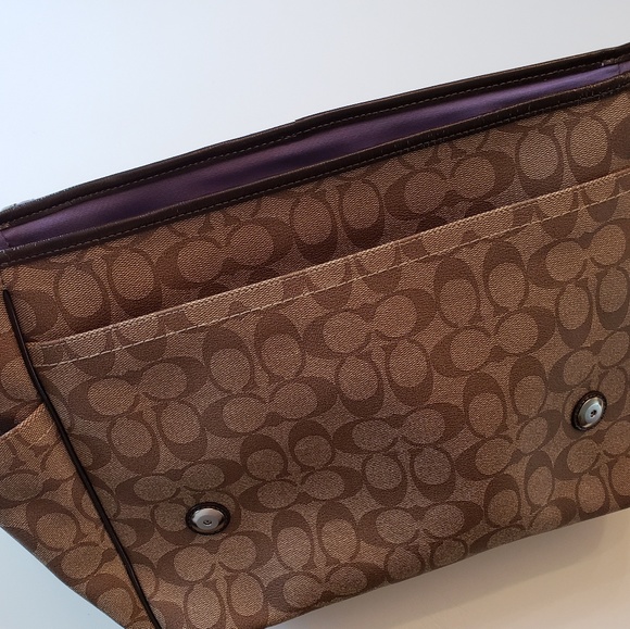 COACH Signature Messenger baby diaper bag